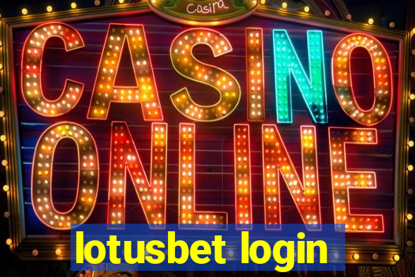 lotusbet login